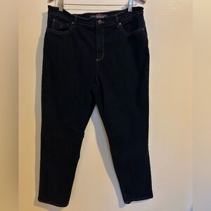 Gloria Vanderbilt Amanda Dark Wash Stretch Jeans Jeans 16 Short 16 Short Inseam